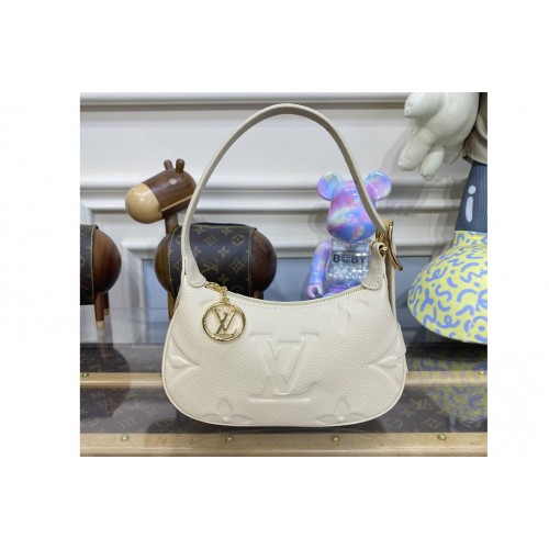 Louis Vuitton M82519 Mini Moon Bag in Cream Monogram Empreinte leather