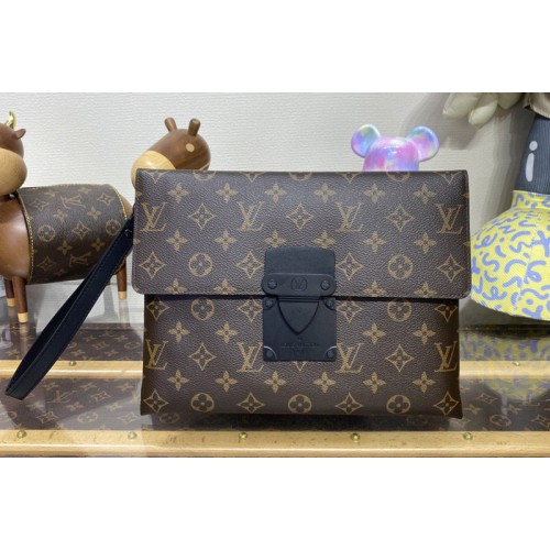 Louis Vuitton M82598 Pochette S-Lock Bag in Monogram Canvas