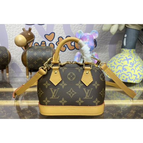 Louis Vuitton M82717 Nano Alma Bag in Monogram coated canvas