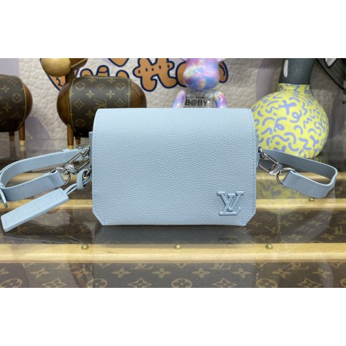 Louis Vuitton M82804 Fastline Wearable Wallet in Cloud Blue Cowhide leather