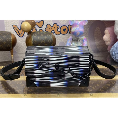 Louis Vuitton M82819 Steamer wearable wallet in Blue Moon Damier Rush Epi XL leather