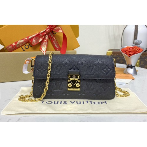 Louis Vuitton M82637 Wallet On Chain Metis Bag in Black Monogram Empreinte leather