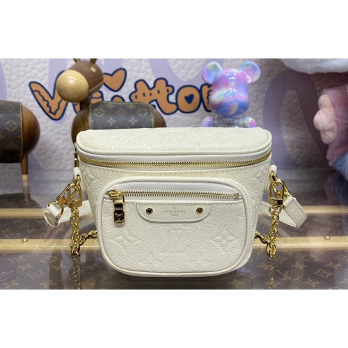 Louis Vuitton M83275 Mini Bumbag in Cream Monogram Empreinte Leather