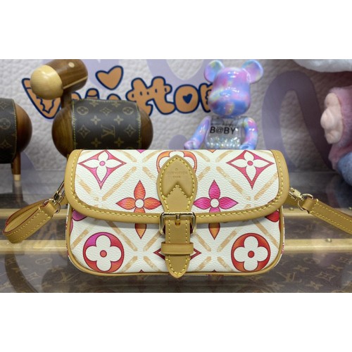 Louis Vuitton M83621 Nano Diane bag in Coral Monogram coated canvas