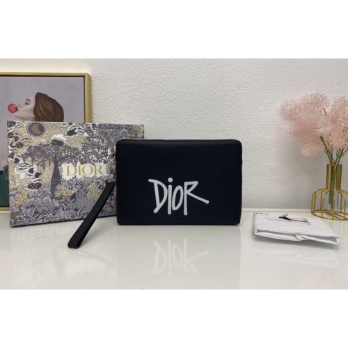 Christian Dior 2OBCA251 Dior pouch in Black Calf Leather