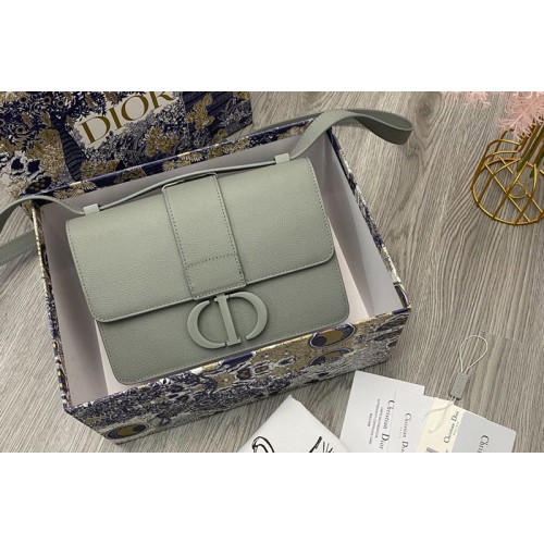 Dior 30 M9203 Montaigne Bag in Gray Ultramatte Grained Calfskin