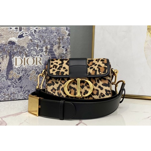 Christian Dior M9204 Dior 30 Montaigne Box bag in Beige Multicolor Mizza Pony-Hair Calfskin