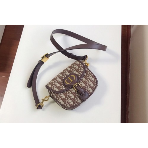 Christian Dior M9317 Small Dior Bobby Bag in Brown Dior Oblique Jacquard