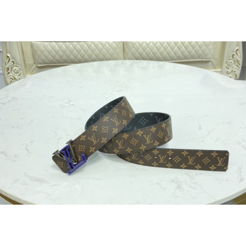 Louis Vuitton MP295V Line 40mm reversible belt in Monogram Canvas Monogram Eclipse Canvas
