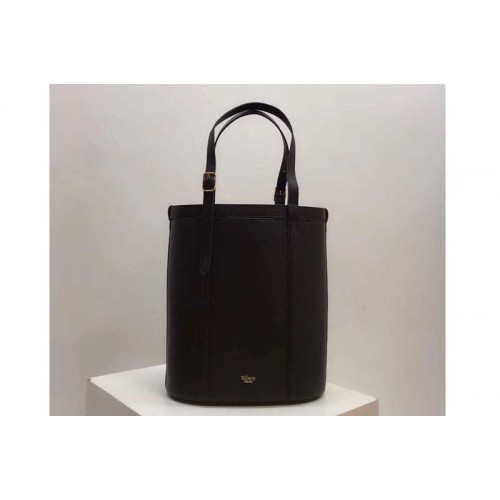 Mulberry Small Wilton Tote Bags Silky Calf Leather Black