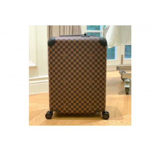 Louis Vuitton N23304 Horizon 55 rolling luggage in Damier Ebene Canvas