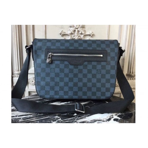 Louis Vuitton N40010 Matchpoint Messenger Bags in Damier Cobalt Canvas