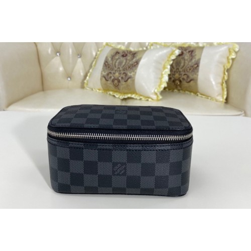 Louis Vuitton N40181 Cube De Rangement pm in Damier Graphite canvas