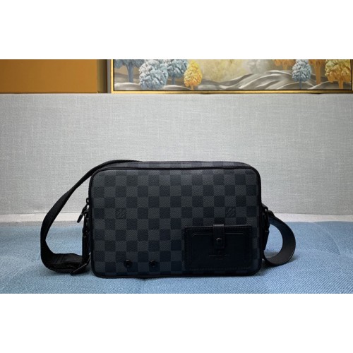 Louis Vuitton N40188 Alpha Messenger bag In Damier Graphite canvas
