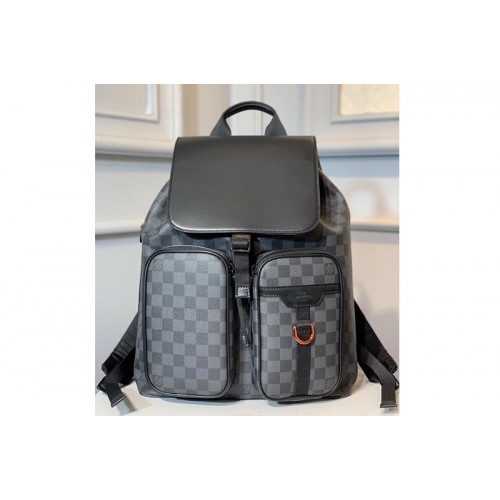 Louis Vuitton N40279 Backpack in Damier Graphite Canvas