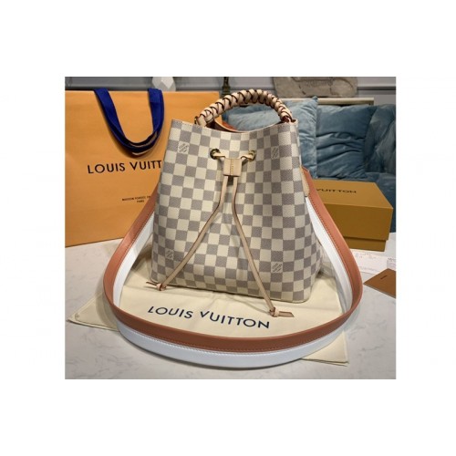 Louis Vuitton N40344 NeoNoe bucket bag in Damier Azur canvas