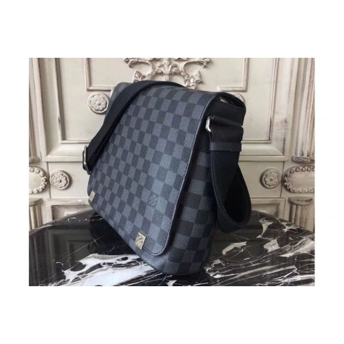 Louis Vuitton N41028 District PM Bag in Damier Graphite Canvas