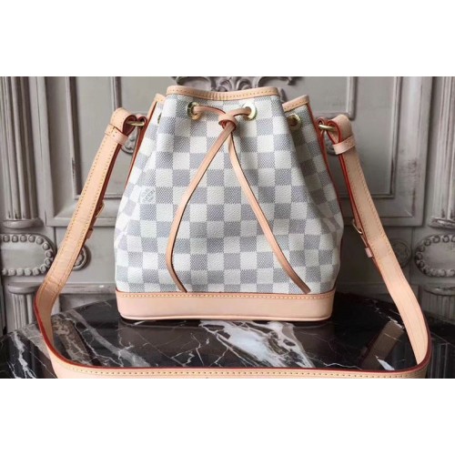 Louis Vuitton N41220 Noe BB Bag in Damier Azur Canvas