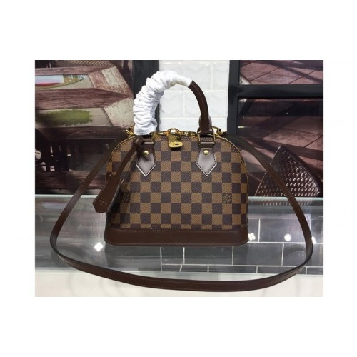 Louis Vuitton N41221 Alma BB handbag in Damier Ebene Canvas