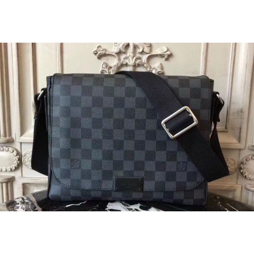 Louis Vuitton N41260 District PM Bag in Damier Graphite Canvas