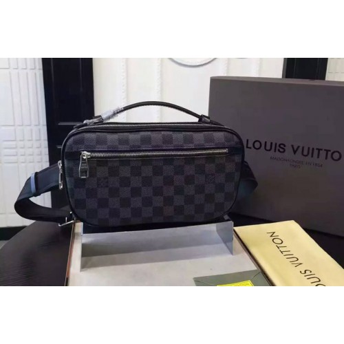 Louis Vuitton N41289 Ambler Hand bags & 038  Body Bag in Damier Graphite Canvas