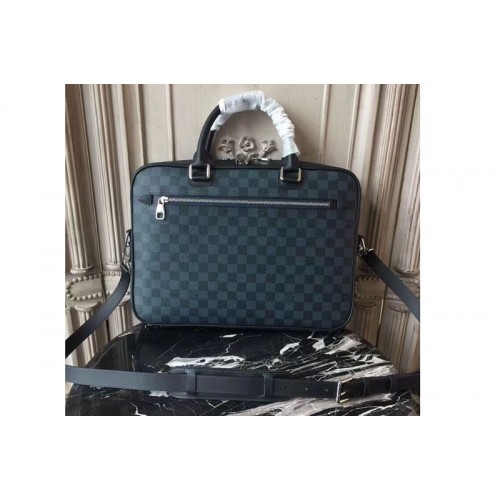 Louis Vuitton N41347 Porte Document Business Bags in Damier Graphite Canvas