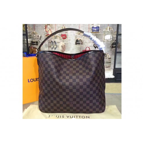 Louis Vuitton N41460 Delightful MM Bag in Damier Ebene Canvas