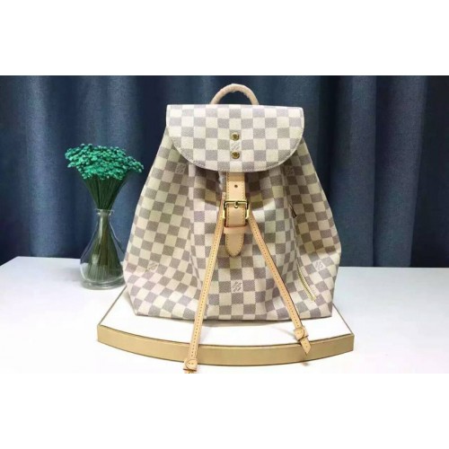 Louis Vuitton N41578 Sperone Backpack in Damier Azur Canvas