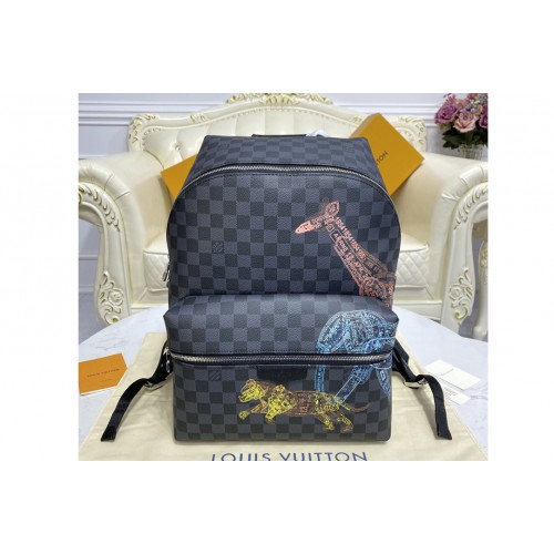 Louis Vuitton N45275 Discovery Backpack on Damier Graphite canvas
