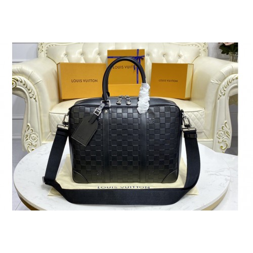 Louis Vuitton N45288 Sirius Briefcase Bag in Damier Infini Leather