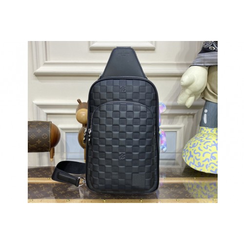 Louis Vuitton N45303 Avenue Sling Bag in Damier Infini Leather