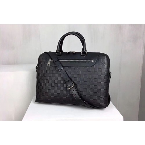 Louis Vuitton N48261 Porte-documents Jour Bag in Damier Infini Leather