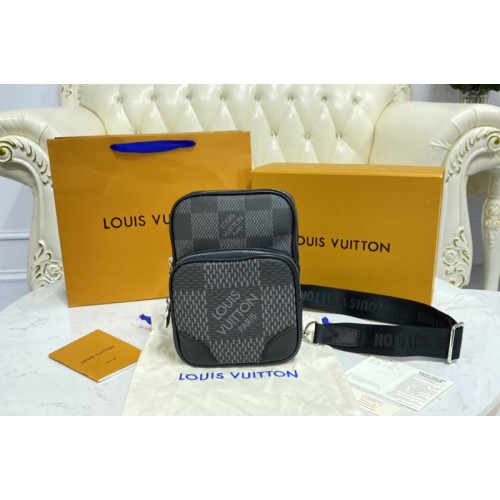 Louis Vuitton N50012 Amazone Slingbag bag in Gray Damier Graphite 3D coated canvas