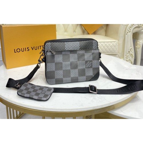 Louis Vuitton N50027 Trio Messenger bag in Gray Damier Canvas