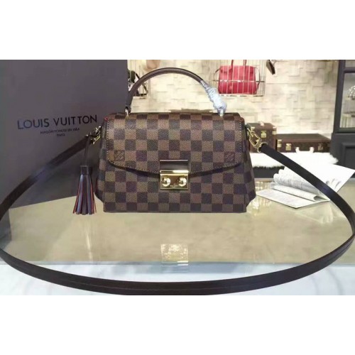 Louis Vuitton N53000 Croisette Bag in Damier Ebene Canvas