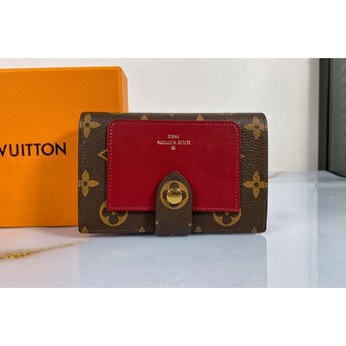 Louis Vuitton M69433 Juliette wallet in Monogram coated canvas With Fuchsia Pink