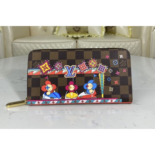 Louis Vuitton N60403 Zippy wallet in Damier Ebene coated canvas