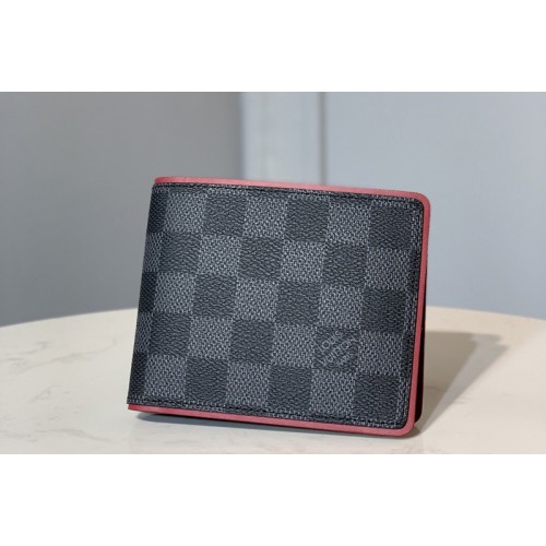 Louis Vuitton N63260 Multiple wallet in Damier Graphite canvas
