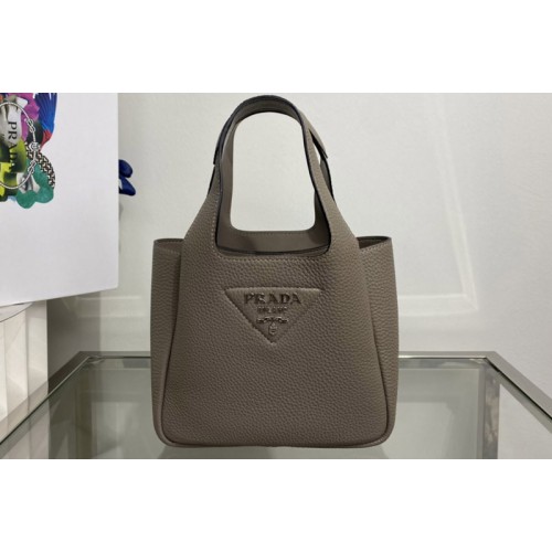 Prada 1BA349 Leather mini bag in Khaki Togo Leather