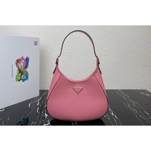 Prada 1BC179 Leather shoulder bag in Pink Leather