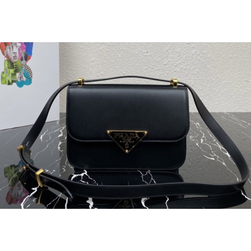 Prada 1BD320 Prada Leather shoulder bag in Black Leather