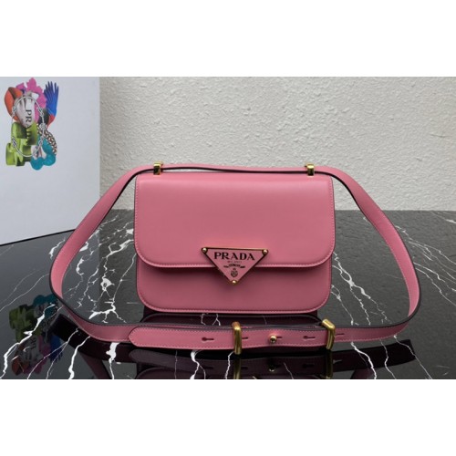 Prada 1BD320 Prada Leather shoulder bag in Pink Leather