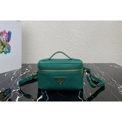 Prada 1BH202 Leather mini-bag in Green Leather