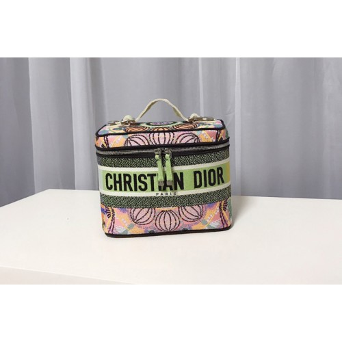 Christian Dior S5480 diortravel vanity case in Multicolor Dior in Lights Embroidery