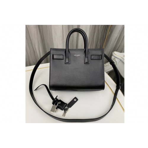 YSL CLASSIC SAC DE JOUR NANO bag IN Black Smooth Leather