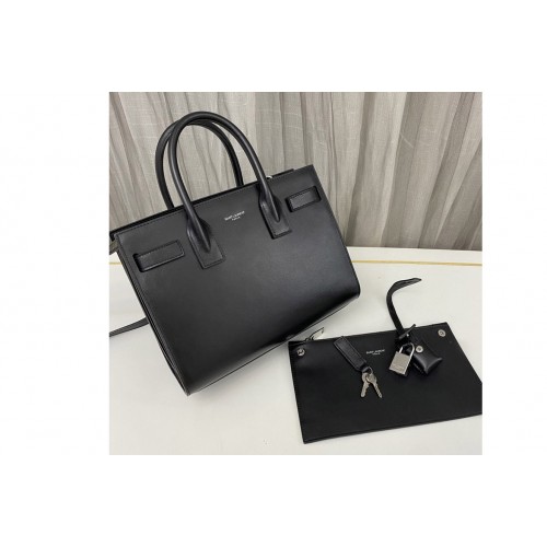 YSL CLASSIC SAC DE JOUR BABY IN Black Smooth LEATHER