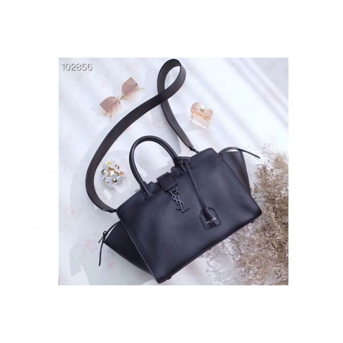 YSL Downtown Small Cabas Bags Original Leather Black