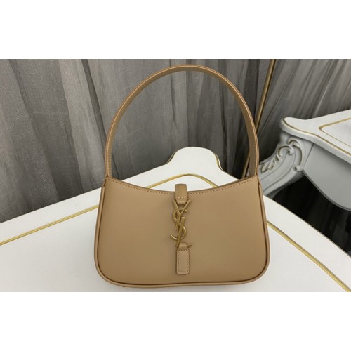 YSL LE 5 À 7 MINI IN SATIN Bag in Apricot Leather