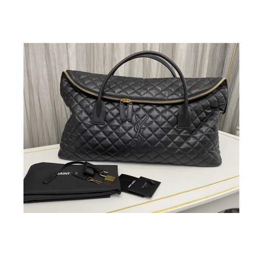 YSL ES GIANT TRAVEL BAG IN QUILTED LEATHER