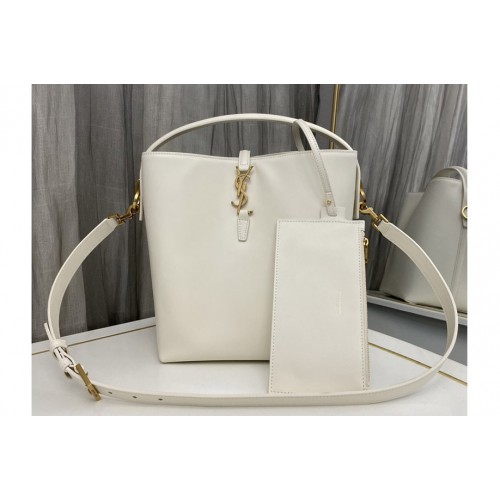YSL LE 37 bag IN White SHINY LEATHER